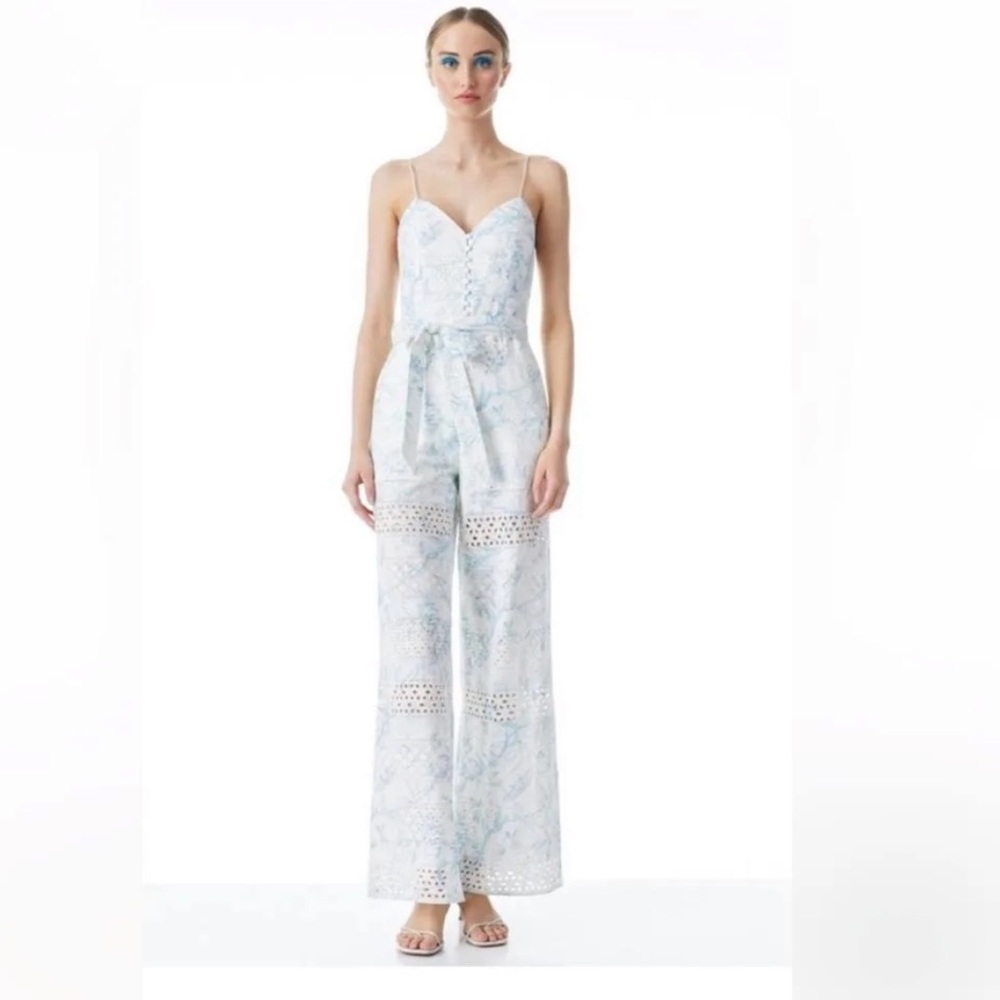 Alice & Olivia nwt floral lace jumper